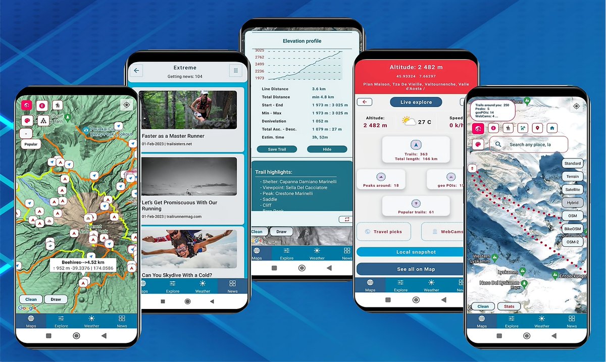 e_stoilkov's tweet photo. A ton of updates with 𝐓𝐫𝐚𝐢𝐥 𝐄𝐱𝐩𝐥𝐨𝐫𝐞𝐫 lately: more geo-data visualized, ChatGPT recommendations, easy trail exploration with a simple tap, upload trails,...

𝐢𝐎𝐒: https://t.co/C4xH4KqUin
𝐀𝐧𝐝𝐫𝐨𝐢𝐝: https://t.co/UyWxsIEFel
𝐖𝐞𝐛: https://t.co/vEhlADTy1n https://t.co/KfsOLPm3Qp