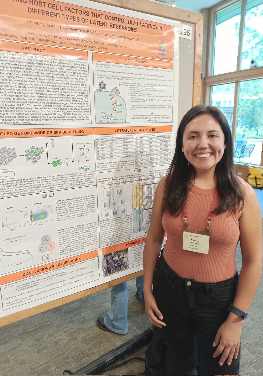Chantalarwen's tweet photo. Just attended the retroviruses conference at @cshlmeetings. Grateful for this opportunity to share the science we do at @LabMolCelVirol and connect with brilliant scientist from all over the world #cshlretro #retroviruses2023 thanks to @ICGEB and @AnidInforma https://t.co/S3g7bsG76R