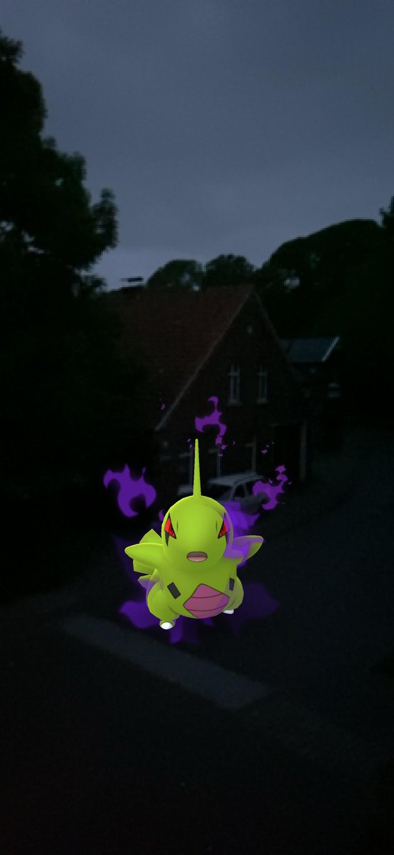 KathaBlueSky's tweet photo. Moin Moin ⚓️
✨💜✨💚✨💜✨💚✨💜✨
One Day later … 🥳
From #TeamGORocketLeader #Cliff #ShadowPokemon #Larvitar :o)
#GOsnapshot #PokemonGO https://t.co/DUx5cGV5lN