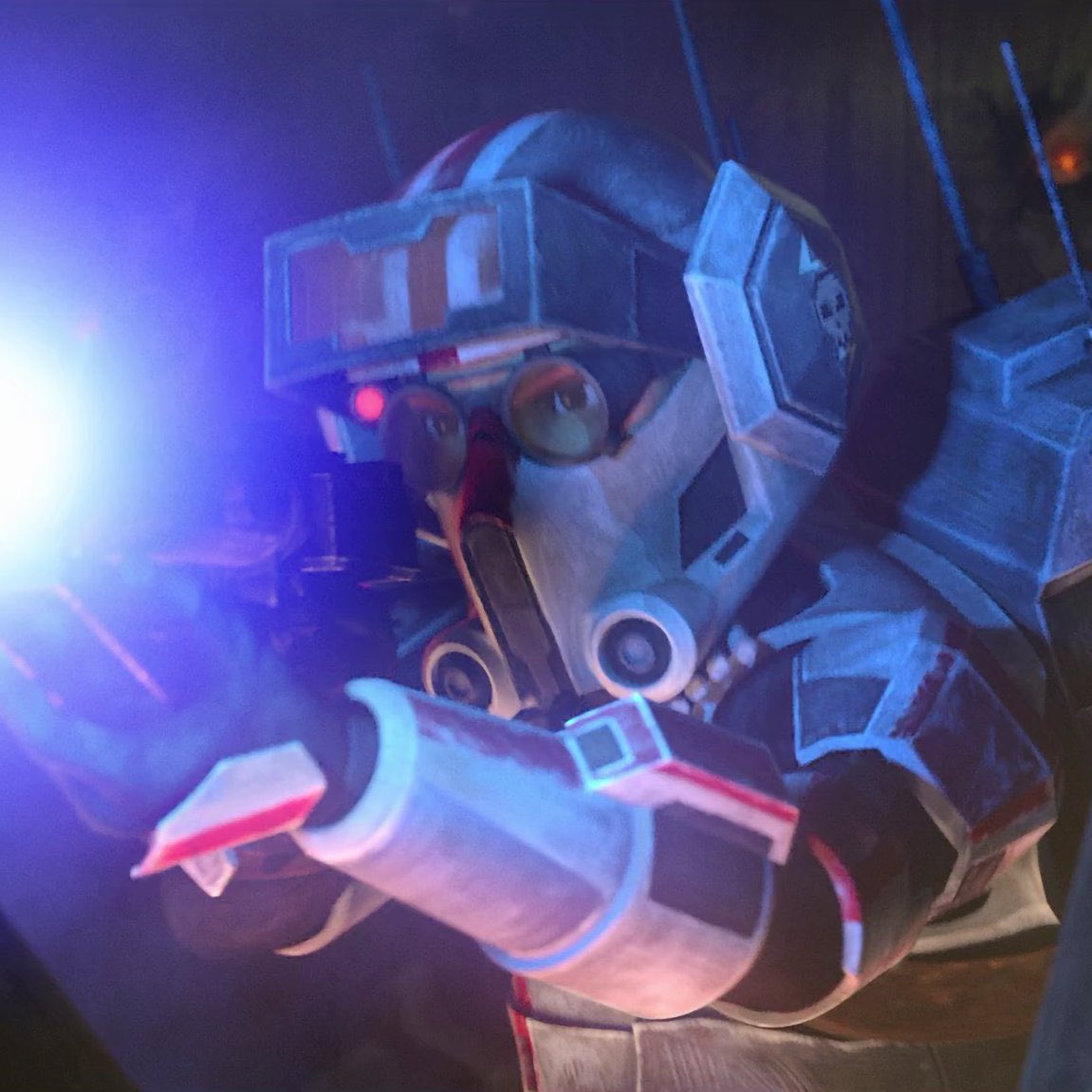 techslander's tweet image. something about tech and his blasters &amp;lt;3