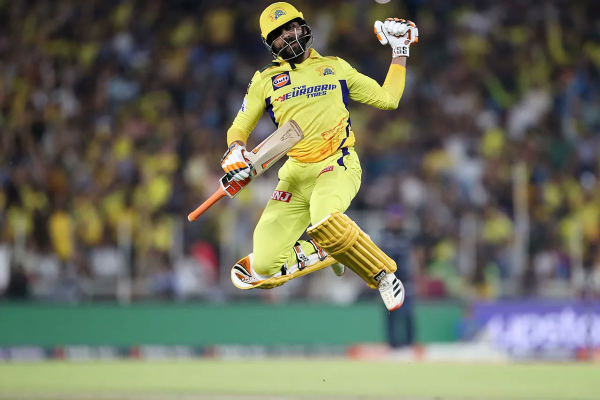 CSK_Zealots's tweet photo. CSK nation will never and ever forget you, @imjadeja 😭🏆 https://t.co/MGtrInH0NE