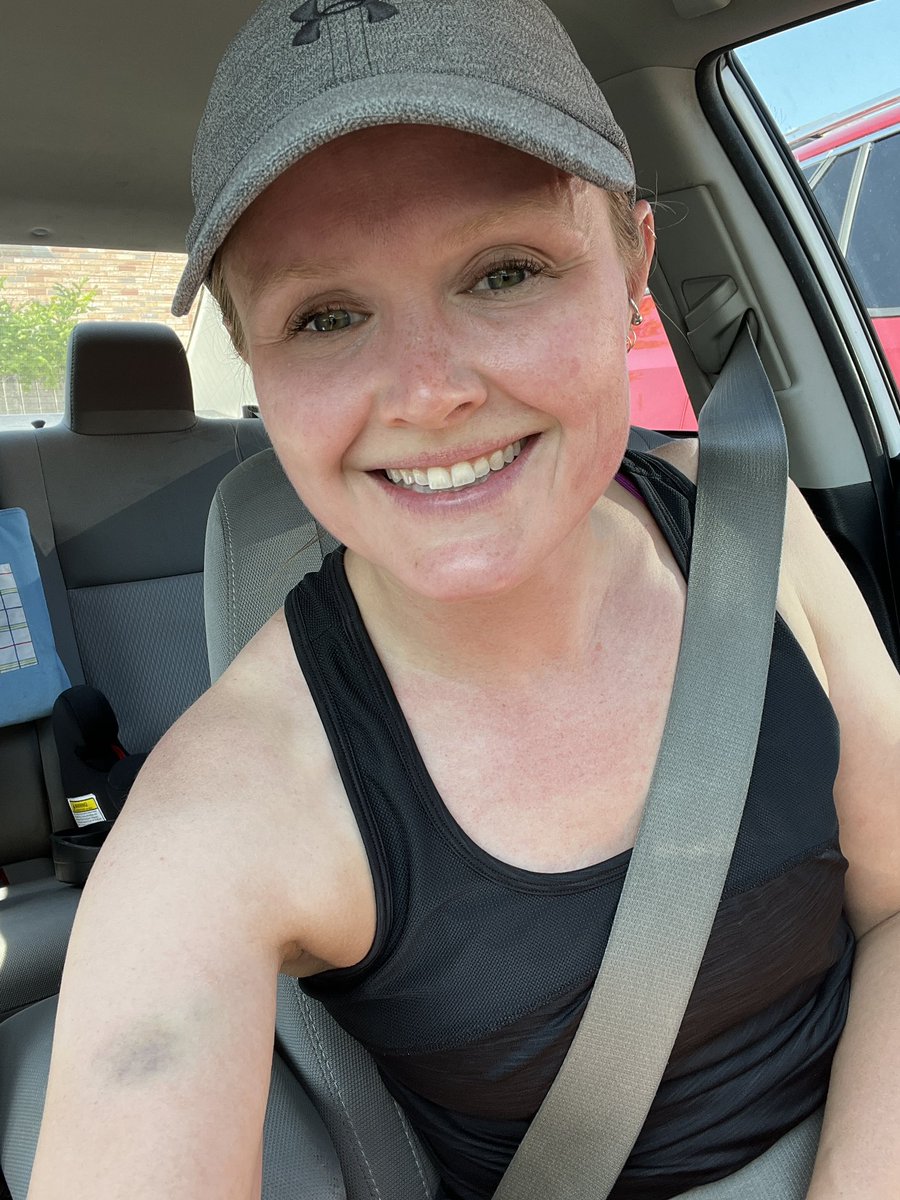 It was a spicy day to run 🌶️🥵 Itvwill he even hotter on Wednesday. Remember to drink lots of water &amp; dress for the weather. Take breaks! 💦👟