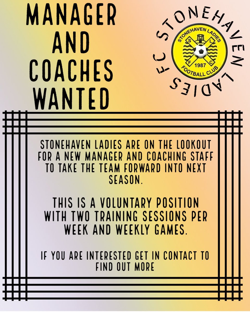 Stonehaven Ladies Football Club tweet media
