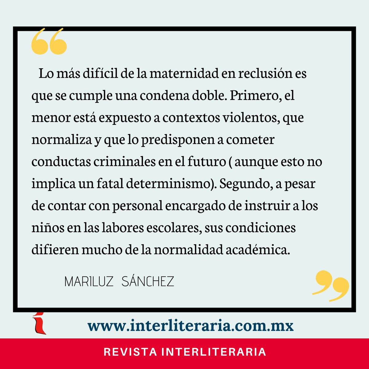 Mujeres en reclusión: opinion.interliteraria.com.mx/.../Mujeres-en...
#mujeres #reclusión