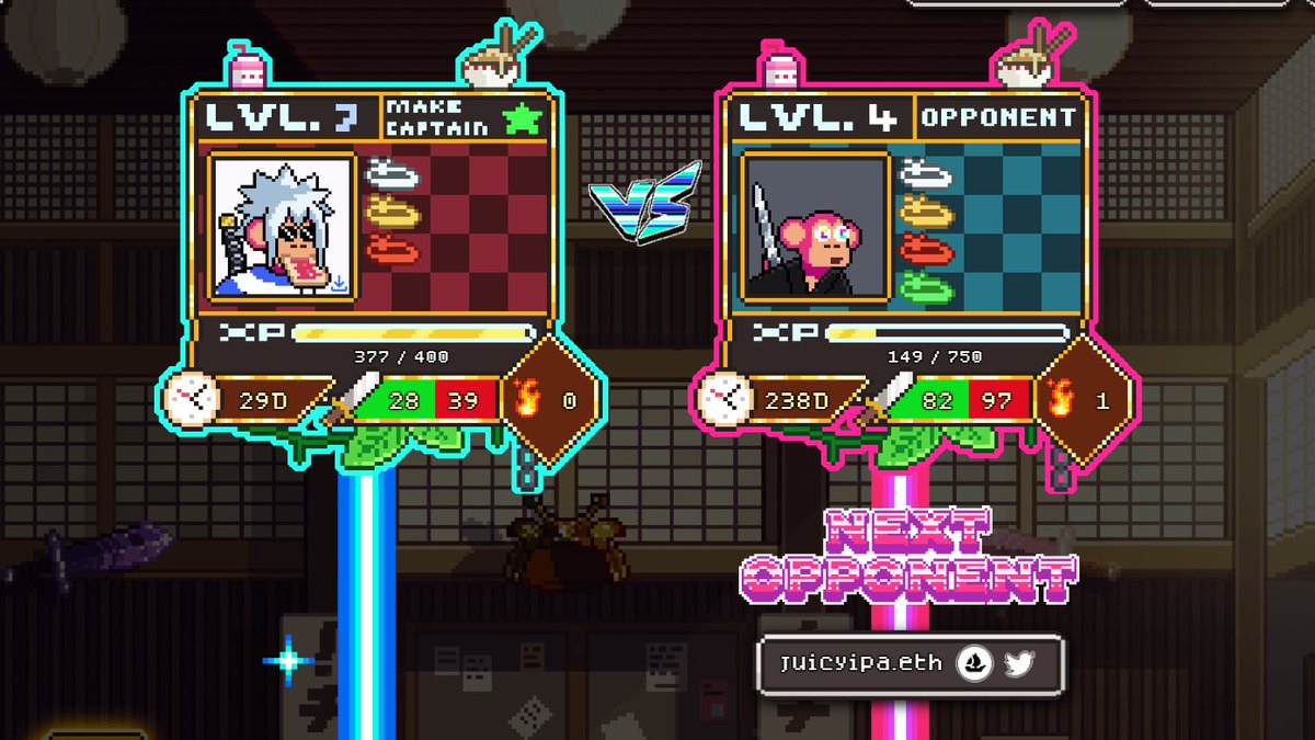 Battling my pal <a href="/waxy_nft/">waxy</a> in the dojo next. You better bring it WAXY! <a href="/ChimpersNFT/">Chimpers Archived</a>