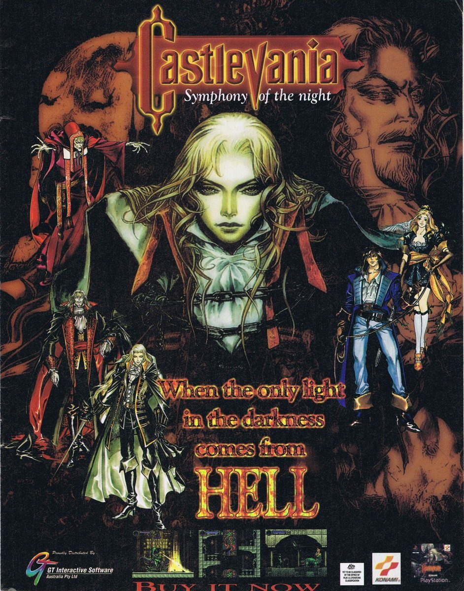 alucarddaily's tweet image. Castlevania: Symphony of the Night 🦇