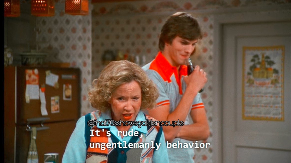 t7sgoldencouple's tweet photo. 🤣
#that70sshow #kittyforman #redandkitty #redandkittyforman #michaelkelso #fez #70s #humor #sitcom #debrajorupp #ashtonkutcher #wilmervalderrama https://t.co/sq8Eg0Pjb1