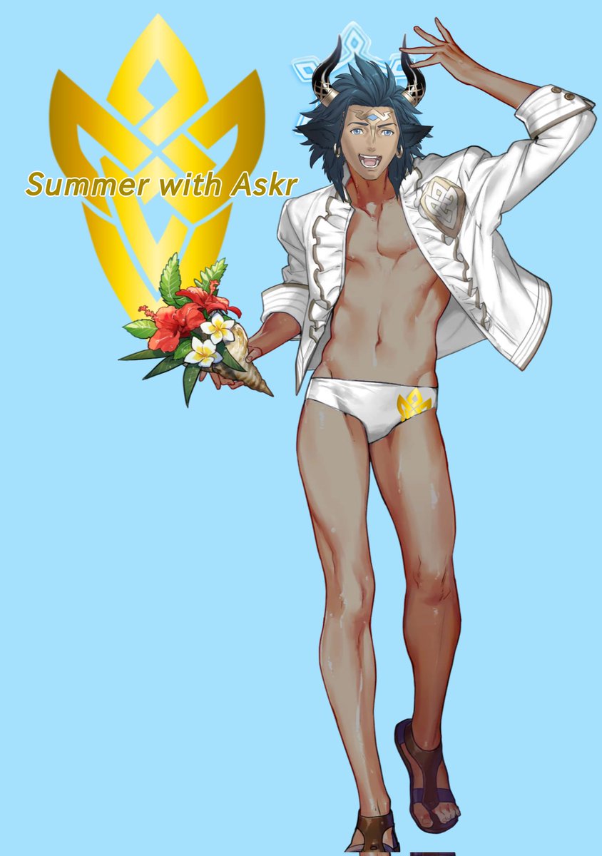 AlexKingdom10's tweet photo. This year is
SUMMER WITH ASKR !
#FEHeroes #askr 🐂🐂🐂☀️ https://t.co/BgxfWIPCXE