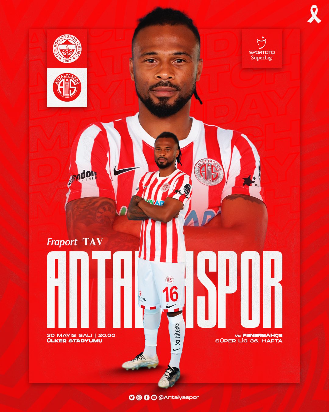 antalyaspor'un maç afişi