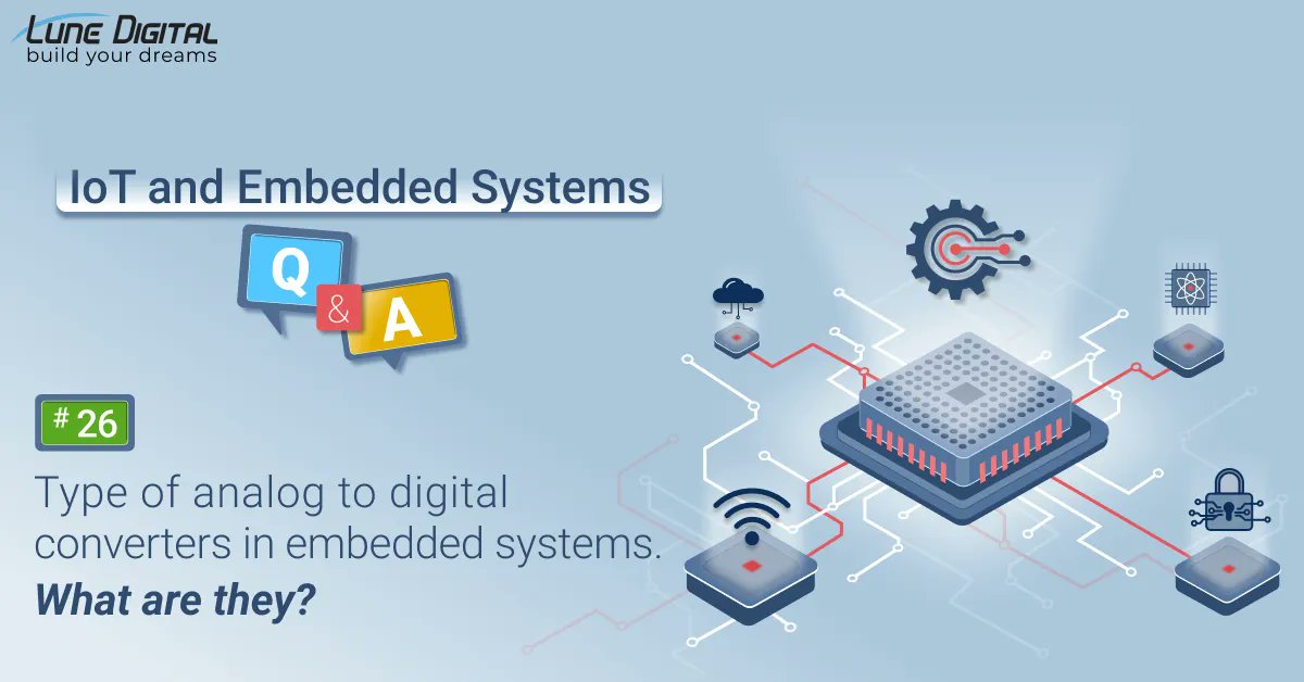 LuneDigital's tweet image. Check out our weekly Q&amp;amp;A knowledge base section about IoT and Embedded systems here buff.ly/3Hh6NS9 
⁣
Lune Digital - Build your dreams
⁣⁣⁣
#embeddedsystemexplained #embeddedcomponents #embeddedsystem #QandA #techQandA #ADC #embeddedQandA #techtalk⁣