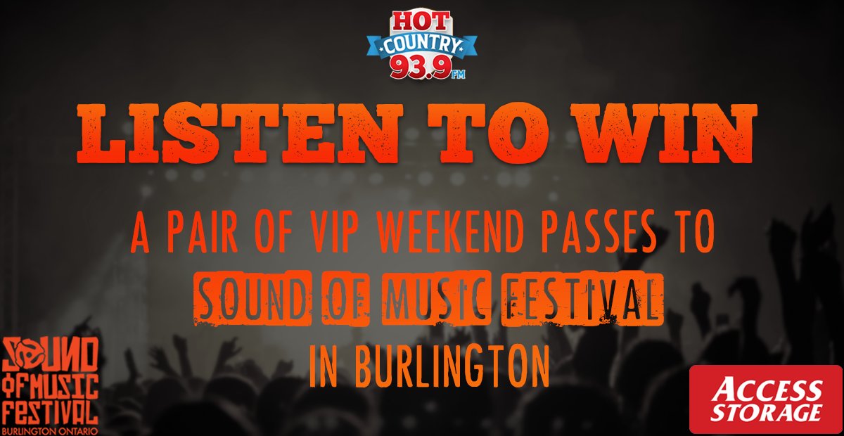 We want you to experience @BSOMF!! 🎶

Listen to #HotCountryMornings with Tracy Lynn this week for a chance to WIN a pair of VIP Weekend Passes to @BSOMF (June 15 - 18). 🎙️

Details: hotcountry939.com