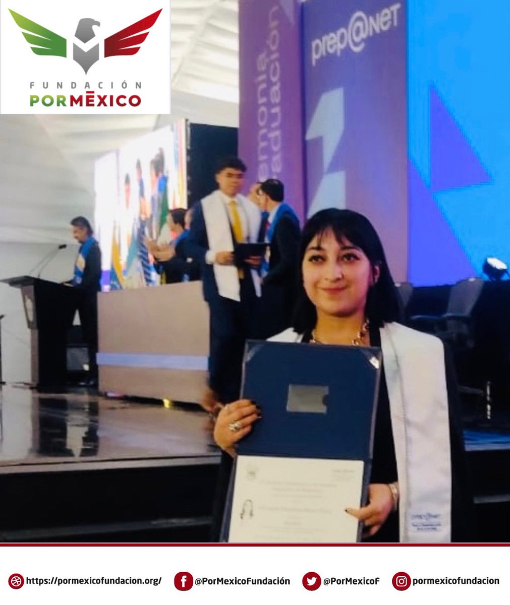 PorMexicoF's tweet image. Nuestros beneficiarios Pablo Emiliano Moreno Serrano, Giovanna Estefanía Bravo Pérez, Jessica Denisse Vargas Serrano y Elizabeth Cordero López se graduaron de su Prepa en línea con beca al 100% de #FundaciónPorMéxico y el #TecnológicoDeMonterrey.

¡Lo lograron, felicidades 🎓👏🏻!