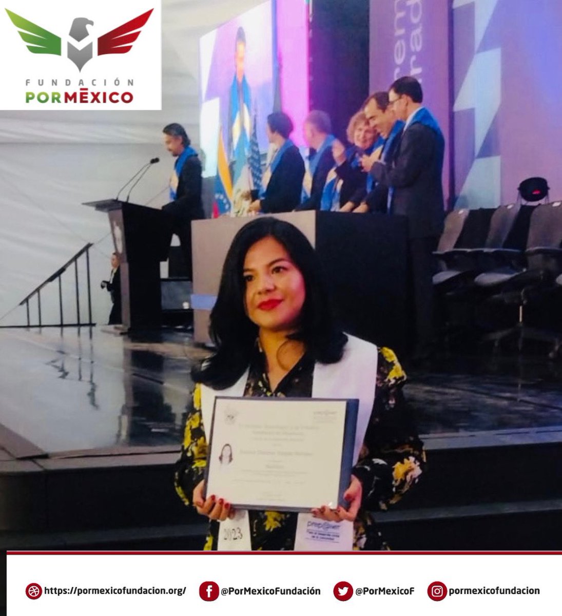 PorMexicoF's tweet image. Nuestros beneficiarios Pablo Emiliano Moreno Serrano, Giovanna Estefanía Bravo Pérez, Jessica Denisse Vargas Serrano y Elizabeth Cordero López se graduaron de su Prepa en línea con beca al 100% de #FundaciónPorMéxico y el #TecnológicoDeMonterrey.

¡Lo lograron, felicidades 🎓👏🏻!