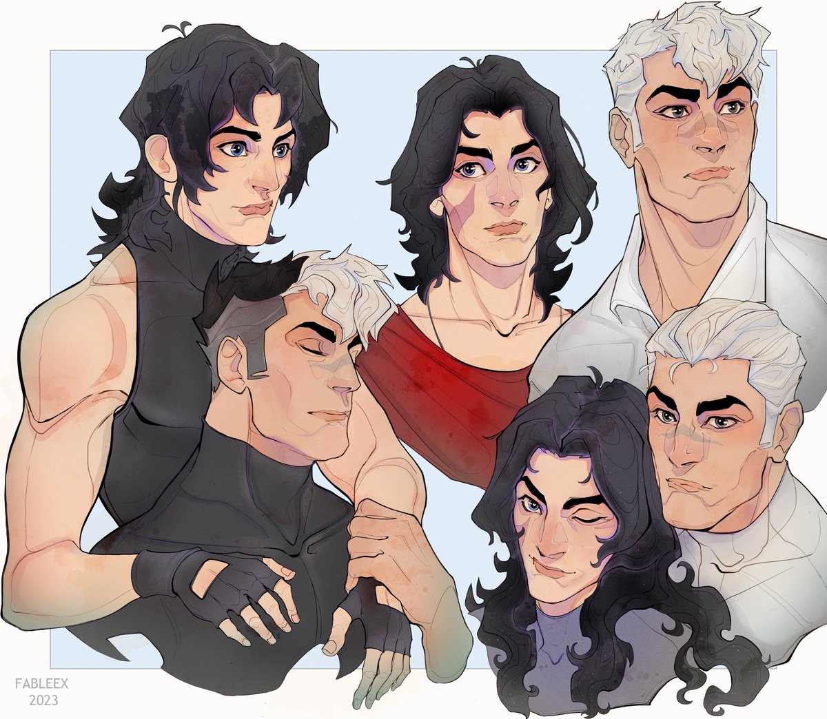 them. 
#voltron #sheith #vld #keith #shiro #fanart