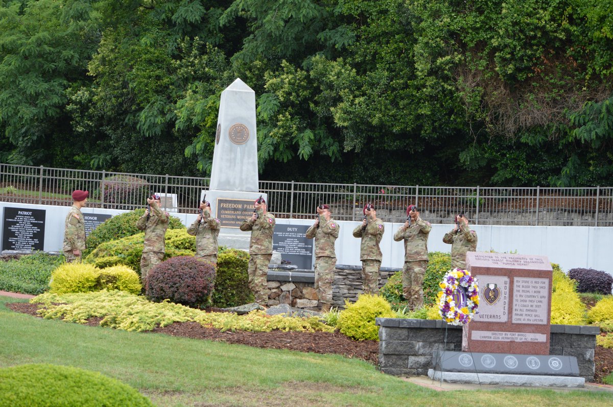 Firing Team and Bugler #82ndAirborneDivision were flawless in their performance on the annual Memorial Day Program.  The CFC #MOAA extends its deepest appreciation to the organizers of the event, and to all its members who attended.