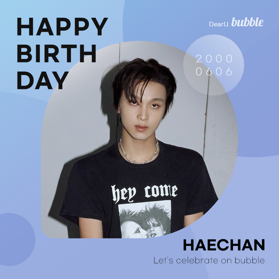 💚Happy Birthday💚 #HAECHAN ☀ 

#NCT #NCT127 #NCTDREAM
#HAPPYHAECHANDAY #해찬
#bubble #버블 
<a href="/NCTsmtown/">NCT</a>