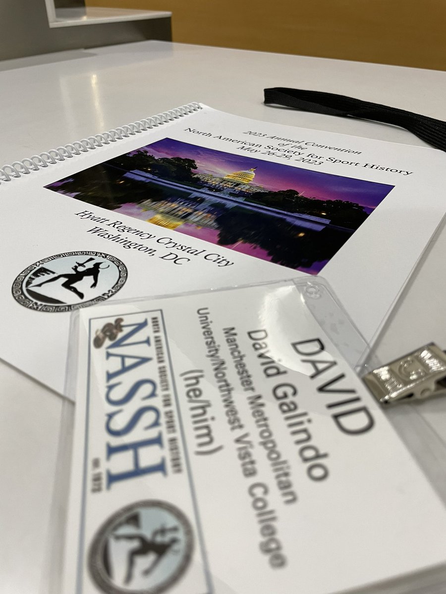 I had an incredible time at #NASSH2023. This community continues to invigorate me through their collective intellect, enthusiasm, and encouragement. I’m already counting down the days until next year’s convention. @JournSportHist 
#twitterstorians #sporthistory