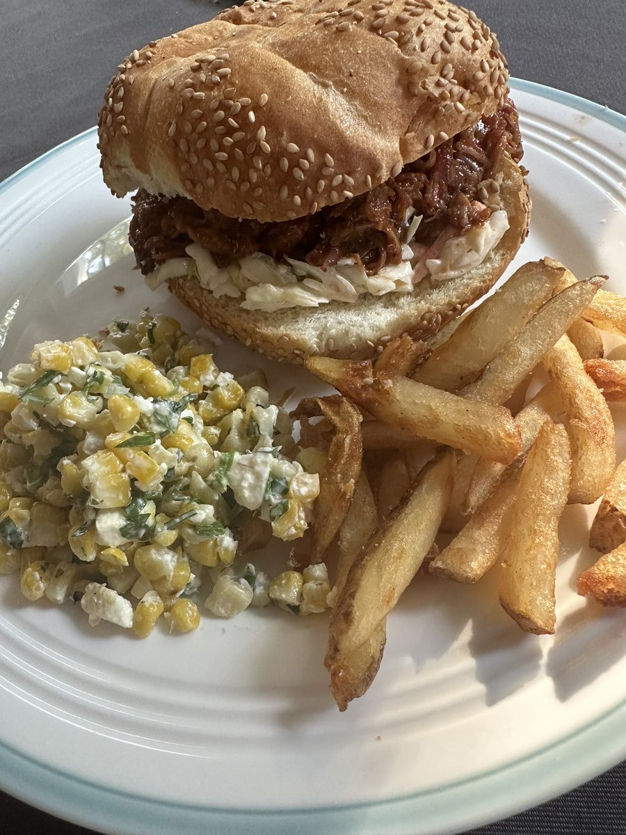 Kyle Bramley (@kyle_bramley) on Twitter photo Holiday BBQ dinner, as chosen by the kids. Pulled pork, fries and grilled corn salad
Everything homemade except the buns.
<a href="/Thermapen/">ThermoWorks</a> #pccmeats Holiday BBQ dinner, as chosen by the kids. Pulled pork, fries and grilled corn salad
Everything homemade except the buns.
<a href="/Thermapen/">ThermoWorks</a> #pccmeats