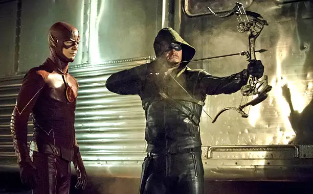 Beyond_TLOU's tweet photo. #FlashVsArrow
#Arrow & #TheFlash vs. #CaptainBoomerang https://t.co/UawI1l3xQN