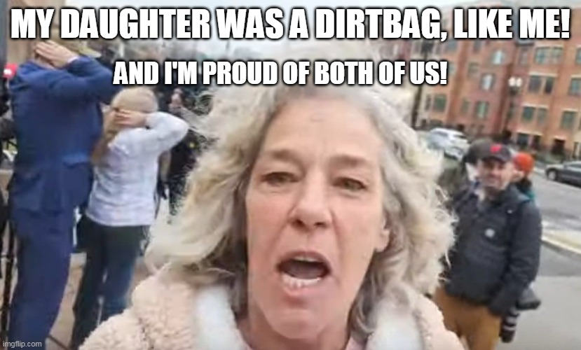 1776mocumentary's tweet photo. @RumsMick @HurleyGurl2 She got arrested once in front of all her peeps for some dumb thing, and she loved it. I'm sure she wanted her arrest livestreamed tonight with all of them watching and acting like idiots. #NotAMartyr https://t.co/nRWvnZYLHz