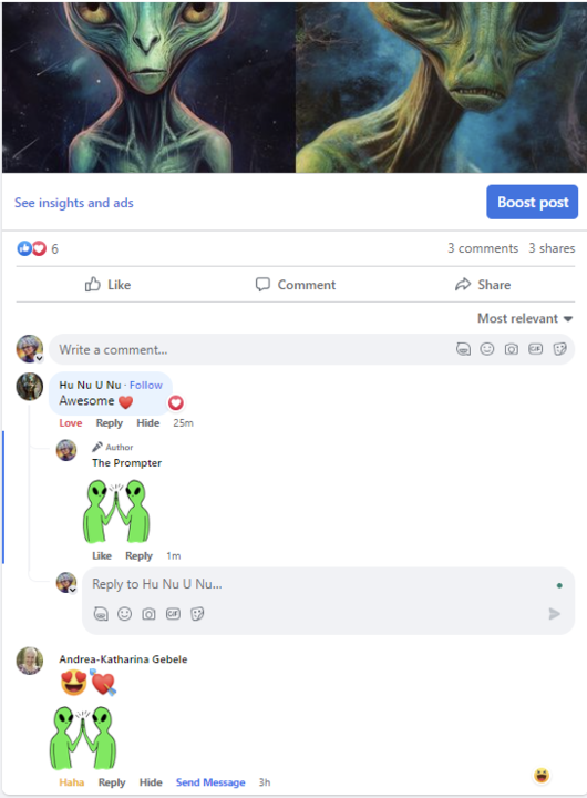 braingain's tweet image. Interesting, I hadn't noticed before. FB recognizes the shared image and gives an according default reaction among others.
#imagerecognition