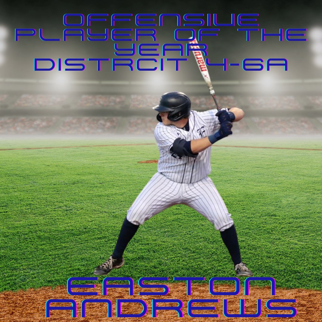 Congratulations to <a href="/eastonandrews2/">Easton Andrews</a> for being named 4-6A Offensive Player of the Year!