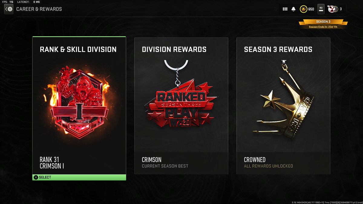 First time grinding COD Ranked... #crimson #ranked #warzone2 #grind #season3 #warzone