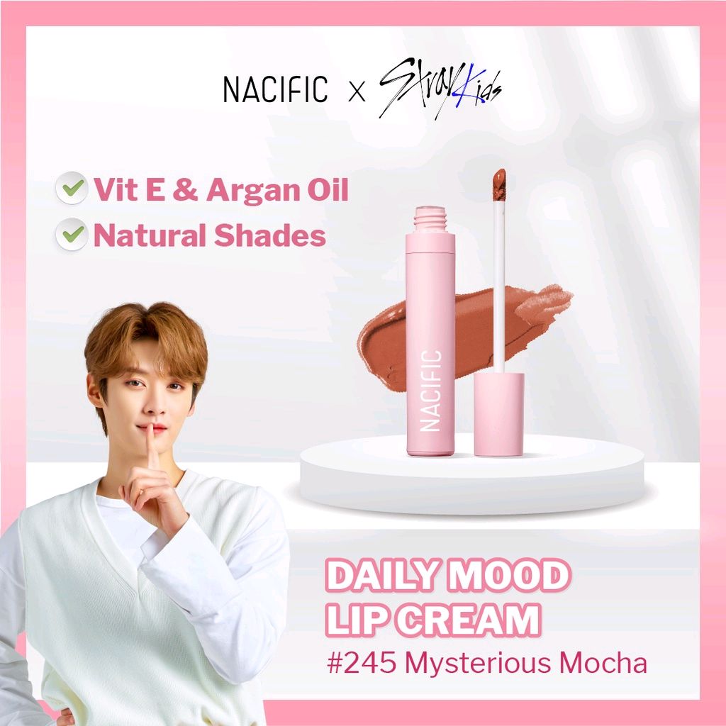 Nacific Daily Mood Lip Cream #245 Mysterious Mocha