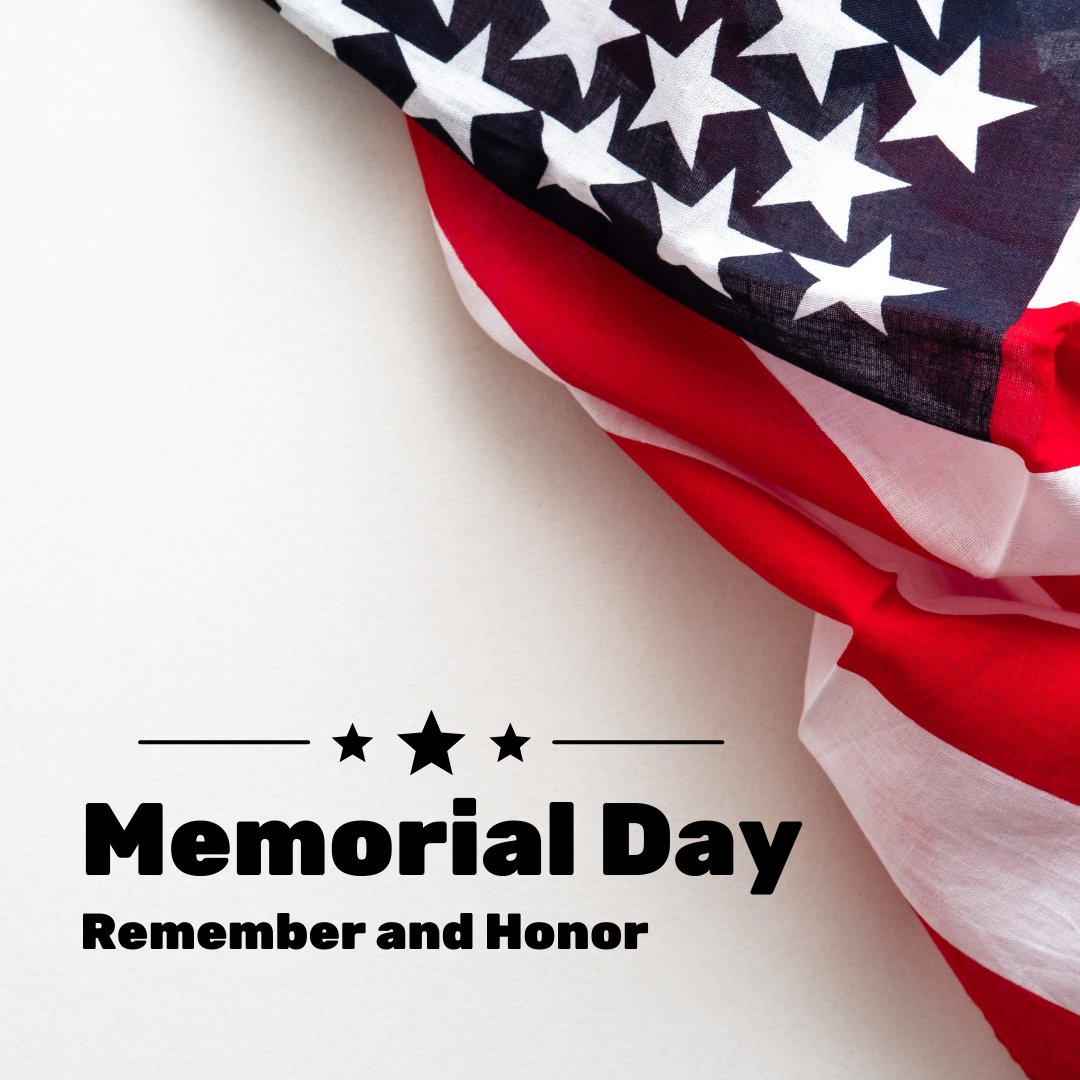 Today, we remember and honor the brave men and women who made the ultimate sacrifice for our country. We are forever grateful for their service and sacrifice. #MemorialDay #NeverForget 🇺🇸🙏🏼