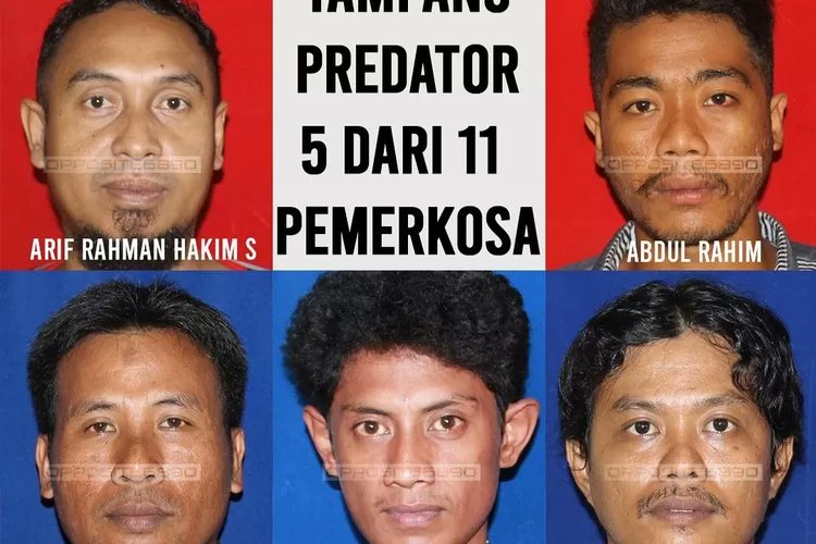 .
.
B I A D A B  !!!
11 Orang Memperkosa Anak 15 tahun, Pelakunya dari KaDes sampai diduga BRIMOB

11 Orang .. Bayangkan .. Apa ga ada satupun dari mereka yang WARAS ?!!

Siapa yang bertanggung jawab hingga Masyarakat kita sekarang seBIADAB ini ??!!

Hukum Mati saja Pelakunya
.
.