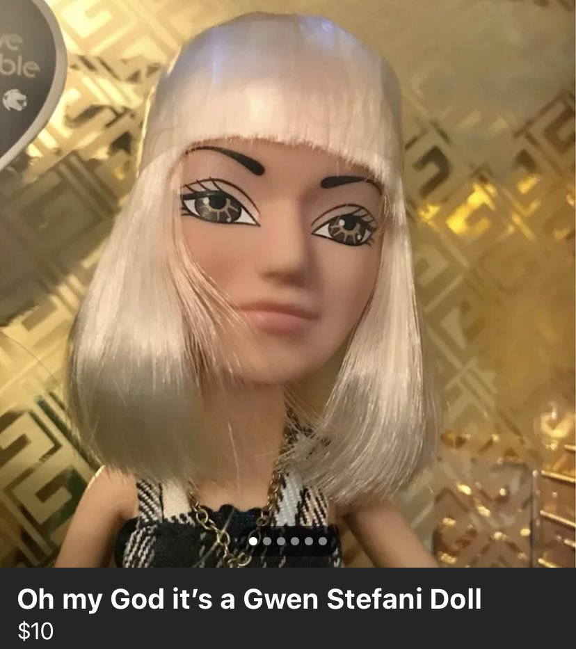 Oh my God it’s a Gwen Stefani Doll