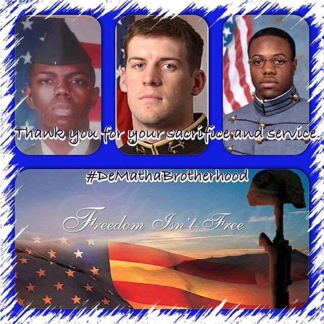 Can’t let the day go by without acknowledging my guys. Thank you always for your sacrifice and service 🙏🏾#MemorialDay #OneDeMatha