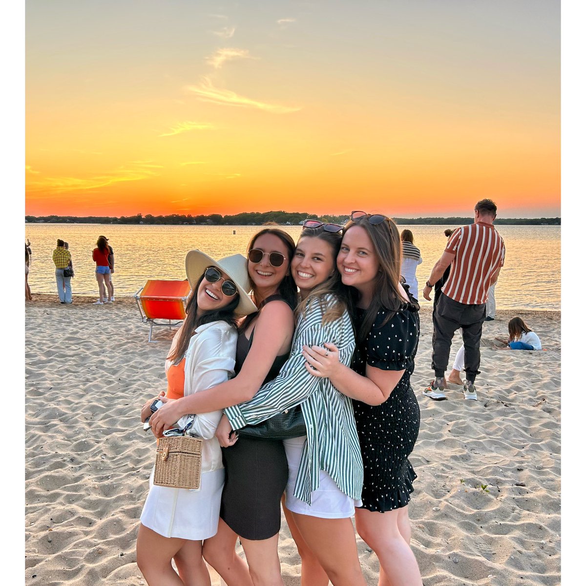 The world is hard &amp; tumultuous. In all of our own ways, my friends and I have been knocked around by it this year. 

Which made our soft, sunny, joyful, &amp; silly vacation this weekend all the more meaningful. 

Life is finite. I sure am thankful I get to live it this way.