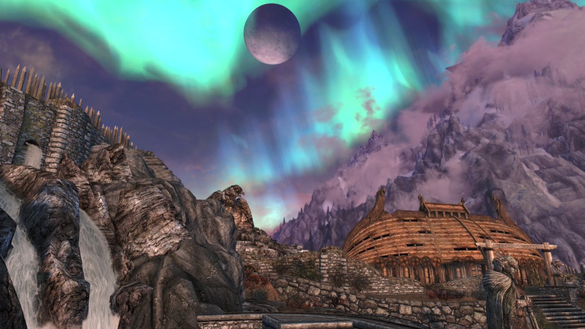 Amazing #moddedskyrim #skyrim #skyrimlandscape