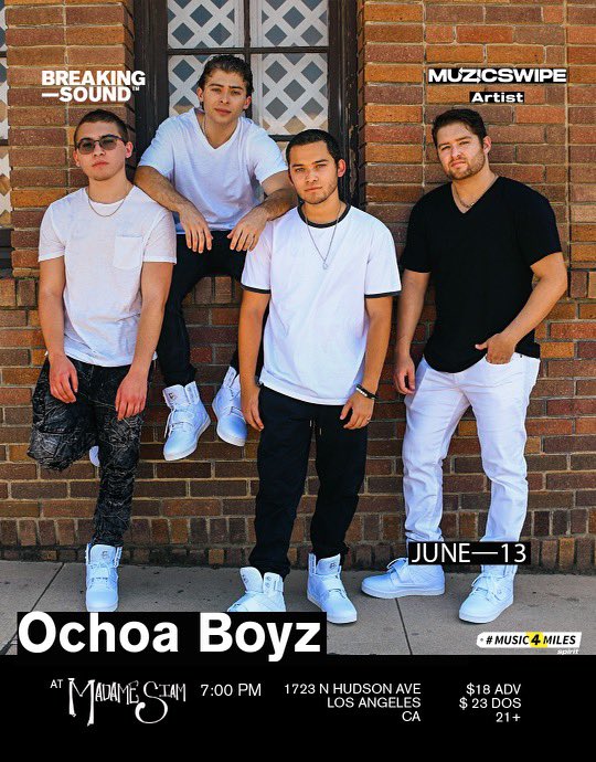 🚨 INVASION IS COMING IN JUNE!! 🚨

After over 2 years, we are so hyped to announce we will be returning to the stage in Hollywood!

June 13th 
7pm
Madame Siam

We are hyped to be the chosen artist for <a href="/muzicswipe/">MuzicSwipe</a> performing for <a href="/breakingsound/">Breaking Sound</a>! 🎶

Ticket link in our bio!