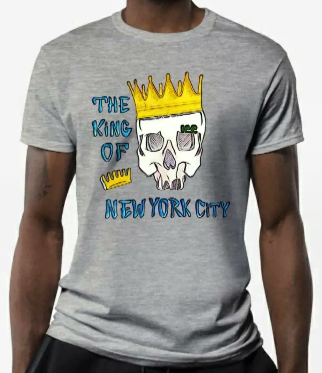 ArtConfusing's tweet image. ❓AlWaYs CoNfUsEd ClOtHiNg❓
Men&apos;s Heather Grey Lightweight, Semi-Fitted, Comfy Tee W/ #Original #Always #Confused #Clothing #Art #Originalart &quot;King Of NyC&quot; #Design-$30
Or Get A #Canvas #Print For Any #Designs #Forsale! #Nyc #Fyp #foryou #artforsale #streetwear #style #swag #shop