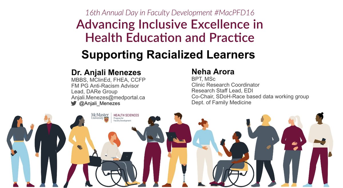 Anjali Menezes (@anjali_menezes) on Twitter photo Rounding up a year of sharing evidence-based strategies for supporting racialized learners next Tuesday!
honoured to be joined by @nehachop and to be included in such a stellar line-up <a href="/XC_TongMD/">Catherine Tong</a> <a href="/monteiro_meded/">Sandra Monteiro</a> <a href="/MacPFD/">Mac Prog for FacDev</a> Rounding up a year of sharing evidence-based strategies for supporting racialized learners next Tuesday!
honoured to be joined by @nehachop and to be included in such a stellar line-up <a href="/XC_TongMD/">Catherine Tong</a> <a href="/monteiro_meded/">Sandra Monteiro</a> <a href="/MacPFD/">Mac Prog for FacDev</a>
