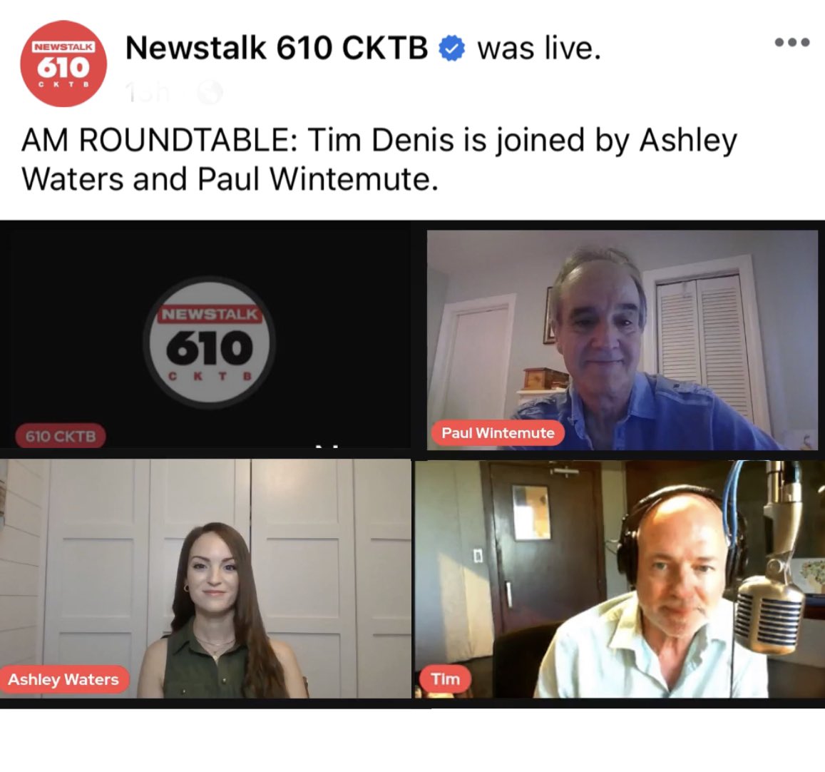 Always a thoughtful & insightful conversation had on the Roundtable with @TimDenis1 @610CKTB 📻 📣 #currentevents #albertaelection #polling #daniellesmith #UCP #Rachelnotly #NDP @TheHerleBurly @CurseOfPolitics @airquotesmedia #podcast @politico #democracy #tobacco #legalization