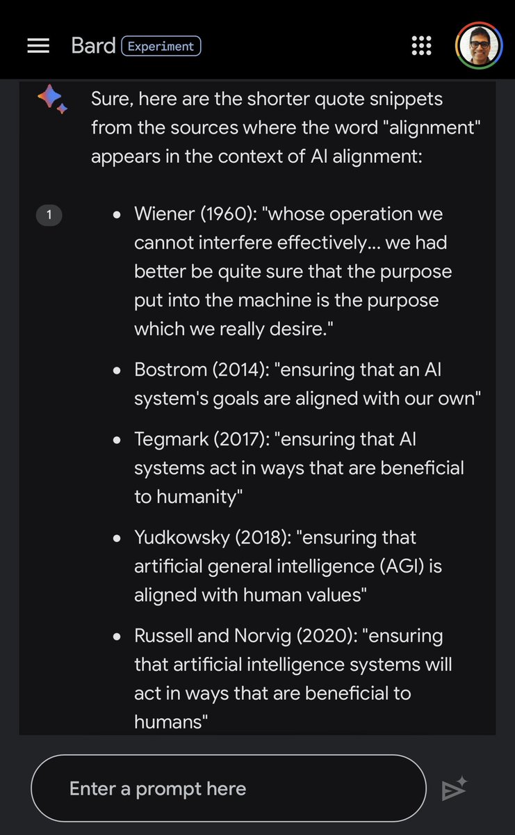 words and context matter; the term #AIAlignment has shifted in usage over time to mean aligning #AI with human…

1. Purpose 
2. Goals
3. Benefit
4. Values