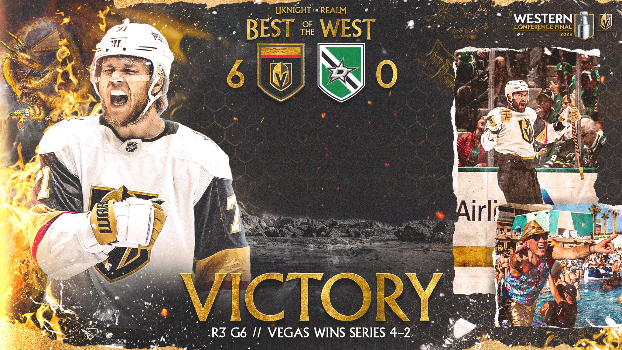 NHL Vegas Golden Knights - 2023 Stanley Cup Champions Poster