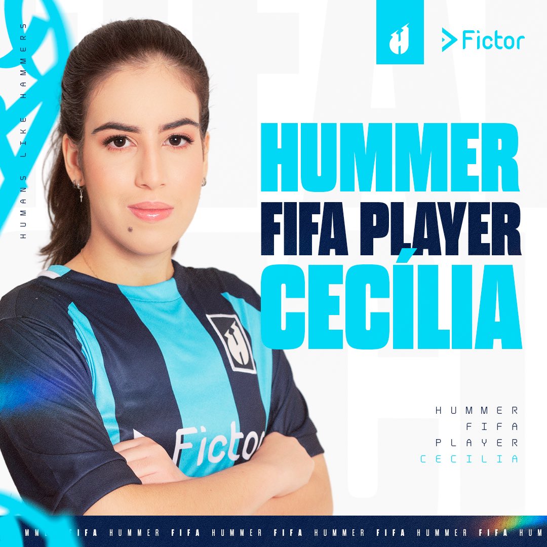 hummeresports's tweet image. A top 1 do FIFA agora é HUMMER. Bem vinda, Cecília! 💙🔨

Bora arrumar as malas e partir juntos pro Mundial, nos dias 2 e 3 de junho lá em Londres! 🇬🇧