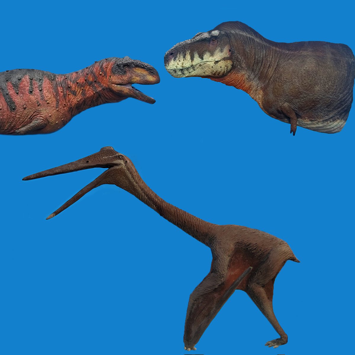 The sculptures of #PrehistoricPlanet2 that I have done
#Quetzalcoatlus  #Tyrannosaurusrex #Rajasaurus 
#handmadedinosaur #PrehistoricPlanet  #prehistoricplanetseason2 #walkingwithdinosaurs #azdarchid #trex #dinosaur #dinosaurs #dino #dinosaurios #dinosaurio #dinosaursculpture