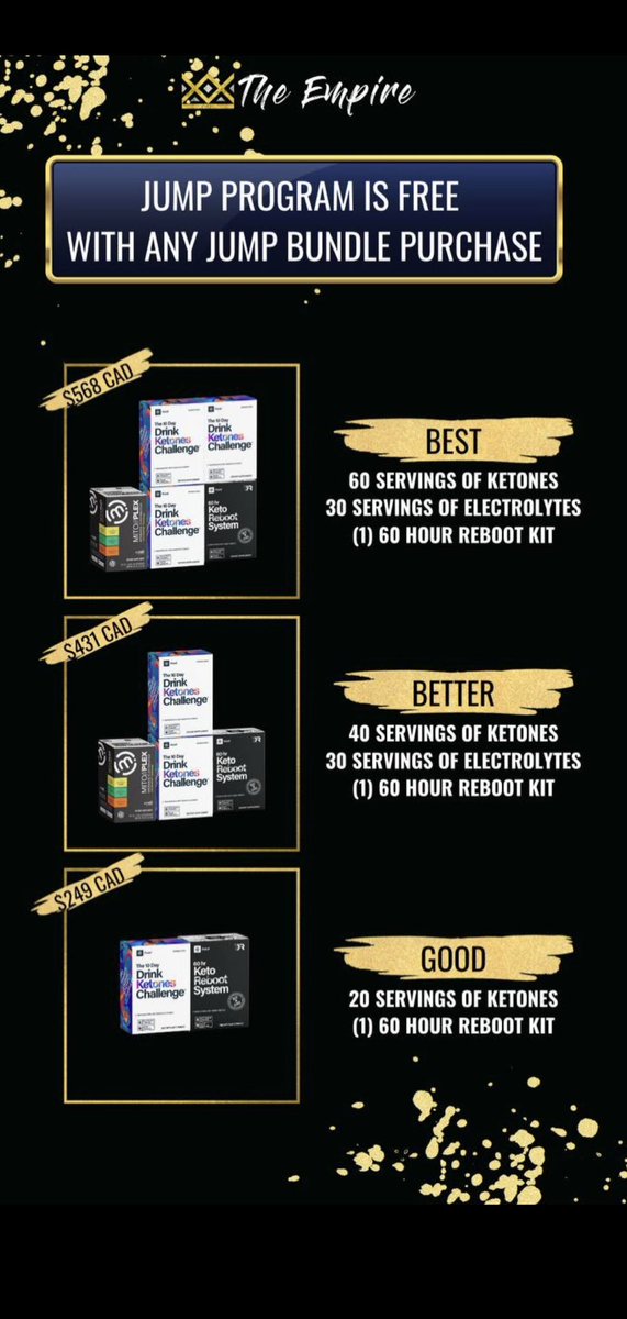 hayleypendergas's tweet image. Join the Empire with me…
Better Sleep, skin, energy, focus, looks, digestion, and muscle preservation…

#LinkInBio or #clickthelinkbelow 
#ketones #SmallBusiness #makemoneyfromhome #Trump2024NowMorethanEver #Trump2024toSaveAmerica 

shopmylink.pruvitnow.com/promoter/