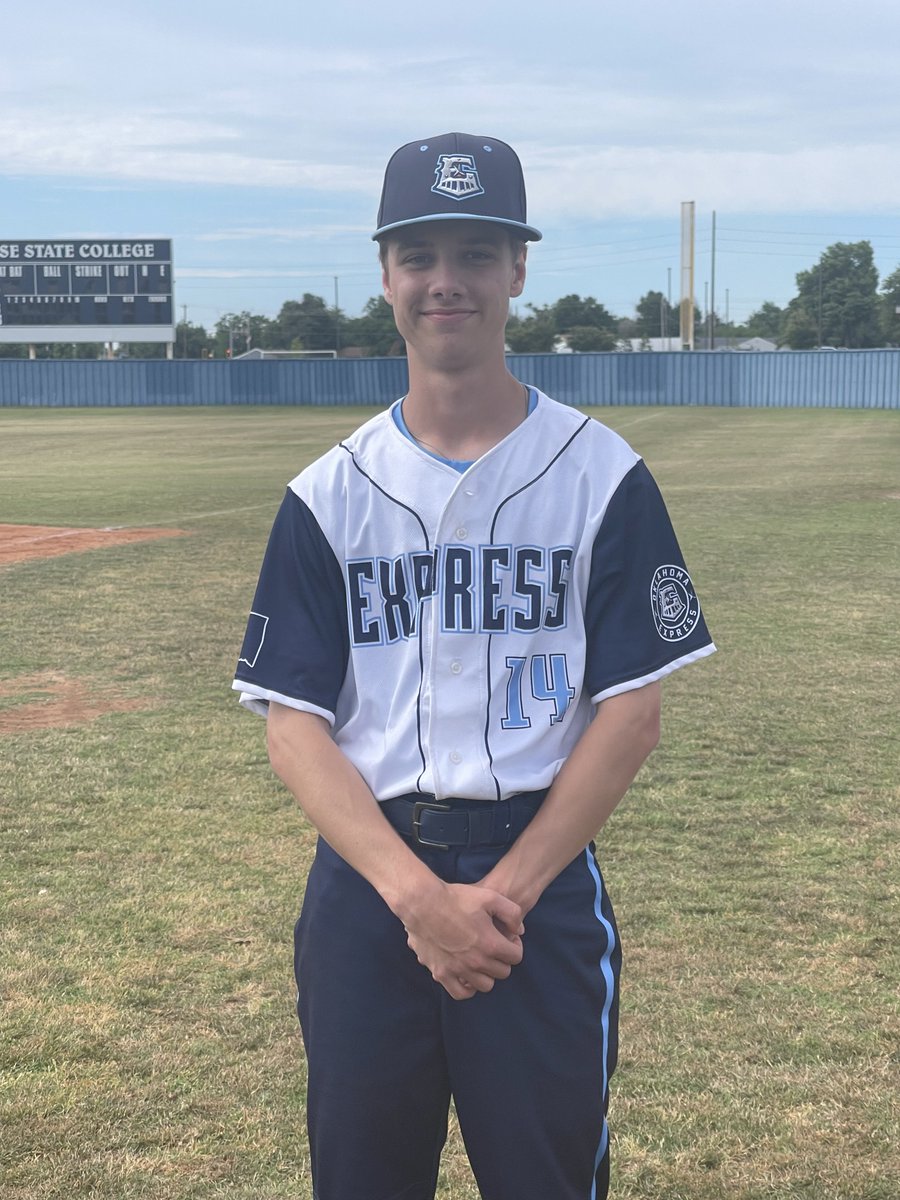 FiveToolOK's tweet photo. #OklahomaKickoff F: @OklahomaExpress Irvin 9, BOA 2026 3 
PoG: @boden_miller20 3-3, 3B, 2 RBI, R
Pitcher: @ZaneLynch12 6 IP https://t.co/kQnr1lCSky