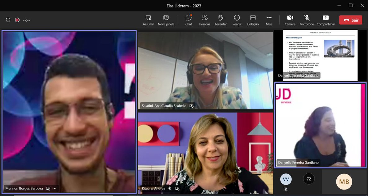 tsystemsbrasil's tweet image. Nessa semana recebemos Ana Claudia Salatine, executiva de TI da Volkswagen Financial Services Brasil, para um bate-papo sobre liderança feminina, incentivando as mulheres a ocuparem os espaços que desejam ocupar! #liderancainspiradora #LetsPowerHigherPerformance