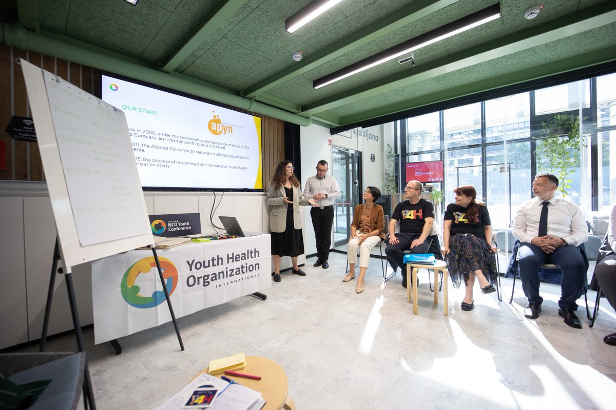 <a href="/YHOint/">International Youth Health Organization</a> <a href="/branko_gabrovec/">Branko Gabrovec</a> <a href="/NIJZ_pr/">NIJZ</a> <a href="/SLOtoEU/">Slovenia to the EU</a> <a href="/SLOtoUN/">Slovenia to the UN</a> <a href="/govSlovenia/">Slovenian Government</a> <a href="/VKPetric/">vesna kerstin petrič</a> <a href="/MZEZ_RS/">MFEA Slovenia</a> <a href="/NoExcuseSlo/">No Excuse Slovenia</a> <a href="/UN4Youth/">UNYouth</a> <a href="/UNYouthEnvoy/">UN Youth Envoy</a> How do we meaningfully engage young people in health decision-making?

I posed the question to public health/medical students &amp; other youth representatives at the National Institute of #PublicHealth in #Slovenia - and invited them to join <a href="/WHO_Europe/">WHO/Europe</a>'s Youth4Health network.

2/