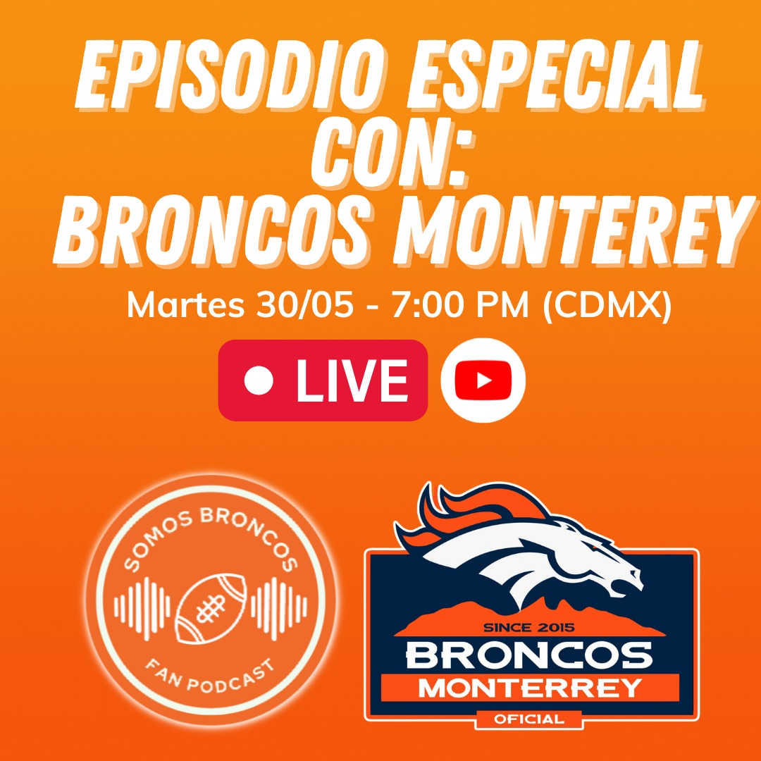 ¡Nos vemos mañana! @BroncosMty.

#BroncosCountry #SomosBroncos #NFL #UnitedInOrange