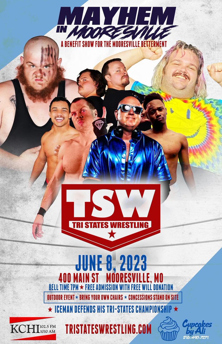 Looking forward to this show it’ll be my first title defense of the <a href="/WrestlingTri/">Tri States Wrestling</a> championship and even better it’s just a few minutes up the road from my hometown