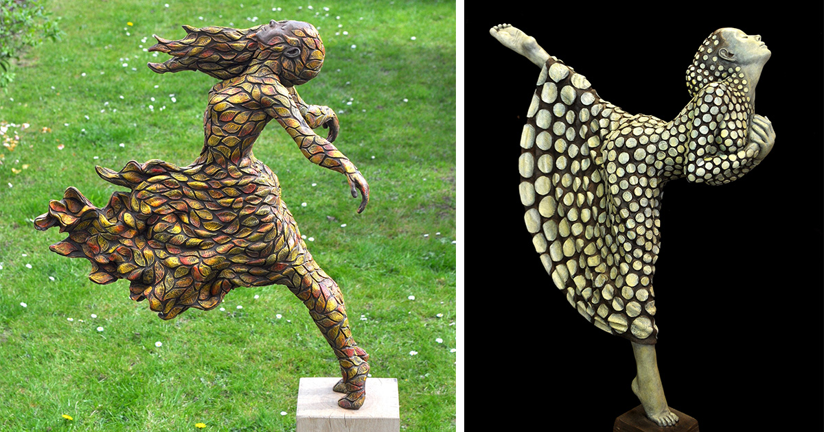 Dancing Figures and Natural Elements Coalesce in Jonathan Hateley’s Elegant Bronze Sculptures #Art  dlvr.it/SpqnJc