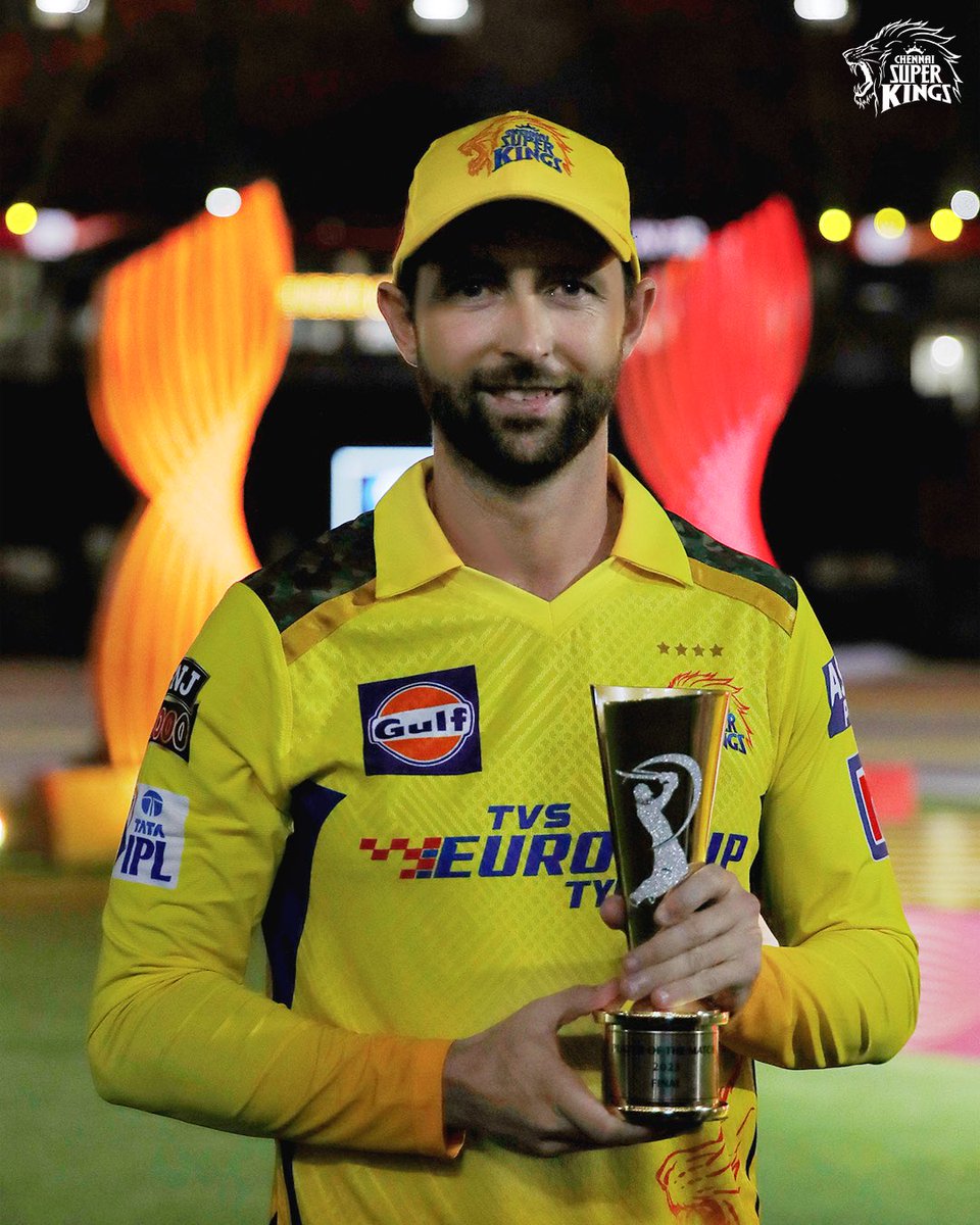ChennaiIPL's tweet photo. Keeping this close to the heart! ✨

#CHAMPION5 #WhistlePodu #Yellove #IPL2023Final 🦁💛 https://t.co/7m4b2NQMqV